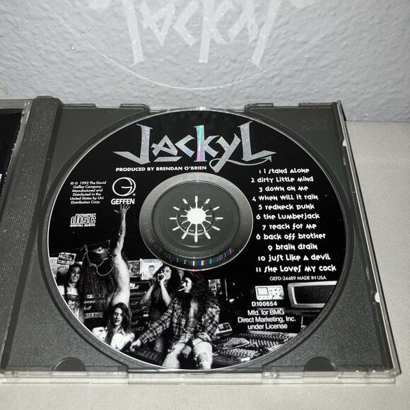 Cd Used Jackyl Band Self-Titled First Album Direct Release Disc Near Perfect - Picture 4 of 4